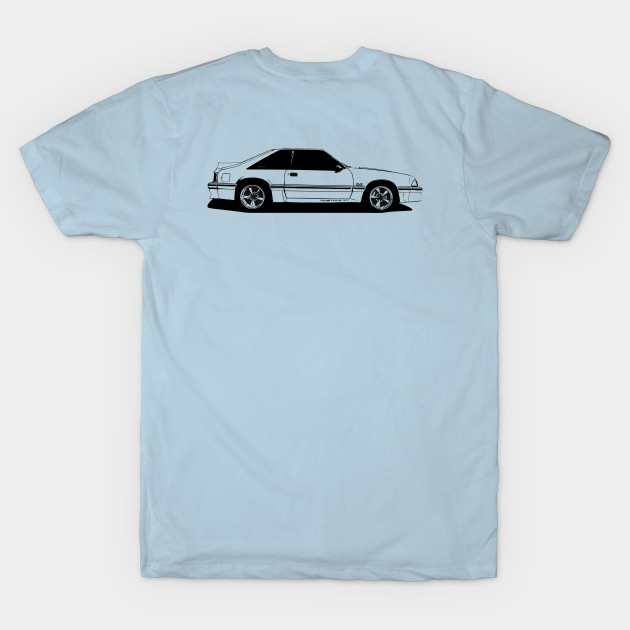 front/profile Ford Mustang GT (foxbody) - stylized by mal_photography